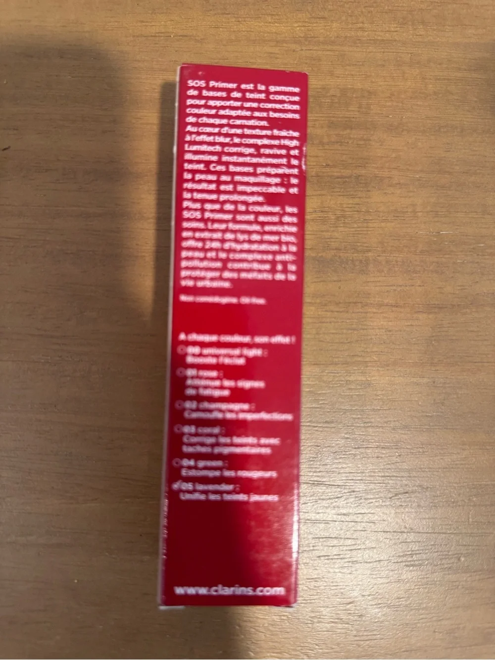 Clarins Pink SOS Brightening Face Primer - 05 Lavender